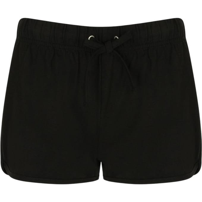 SF Women Dames/dames Retro Shorts (Zwart)