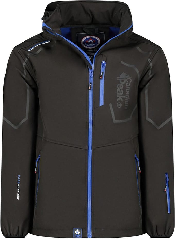 Canadian Peak Heren Softshell Jas Met Afneembare Capuchon - S