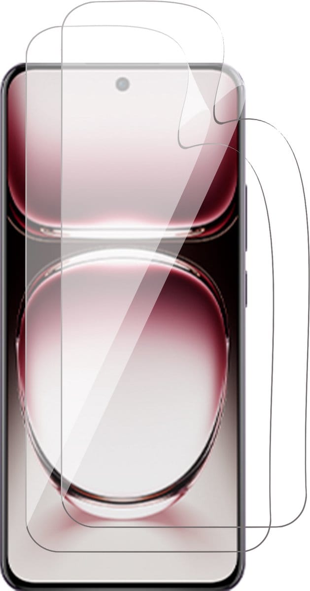 Screenprotector geschikt voor Oppo Reno 12 / 12 Pro - 2x FlexGuard Screen Protector