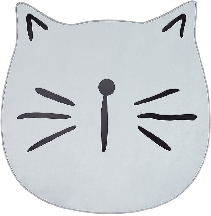 KITTY - Kindervloerkleed - Grijs - 100 cm - Polyester