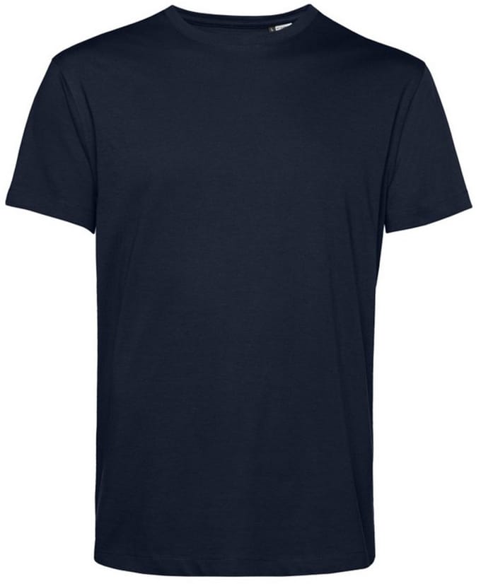 B&C Heren Organisch E150 T-Shirt (Marineblauw)
