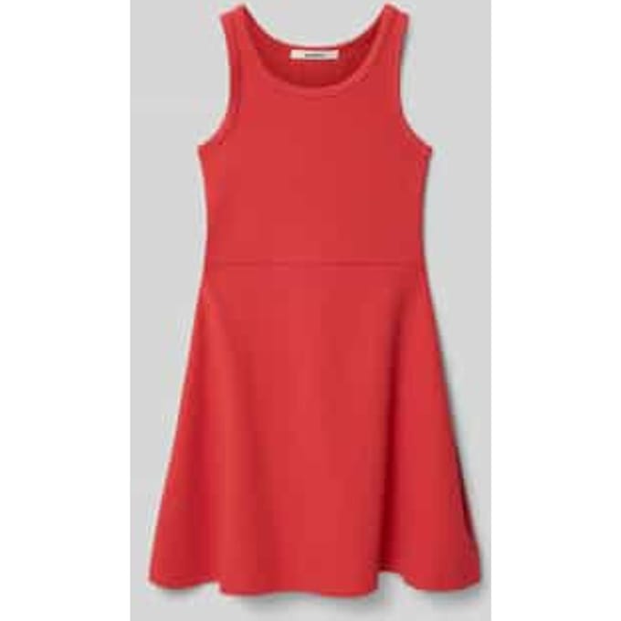 regular fit jurk met ronde hals