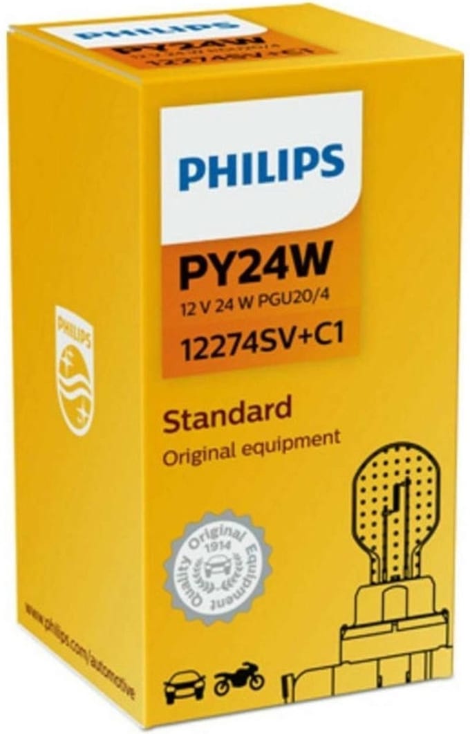 Philips  Silver Vision Plus PY24W 12274SV+C1