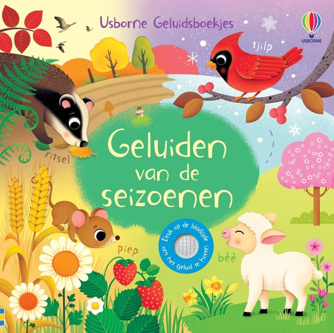 Geluiden van de seizoenen - geluidenboek 6 mnd+