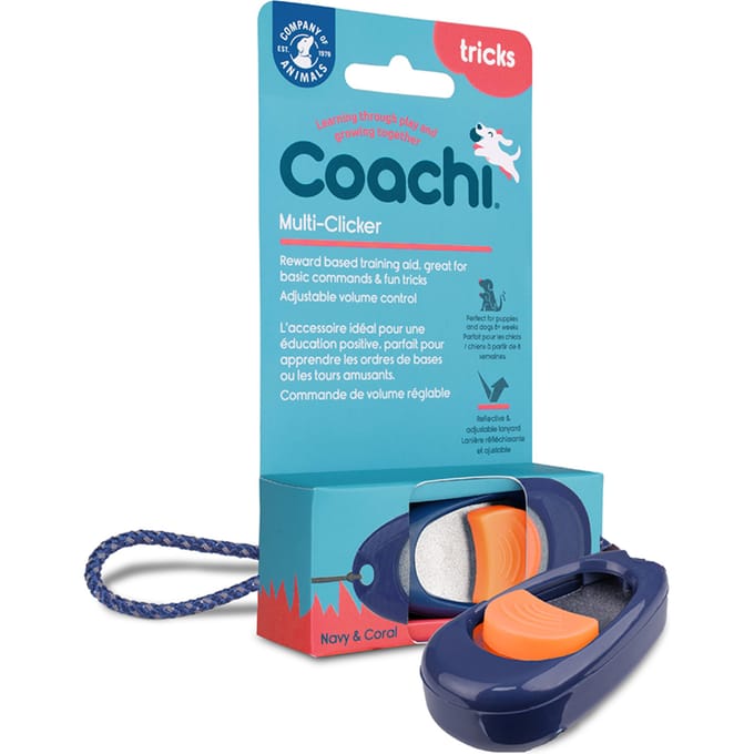 Coachi Multi-Clicker Voor Honden - navy