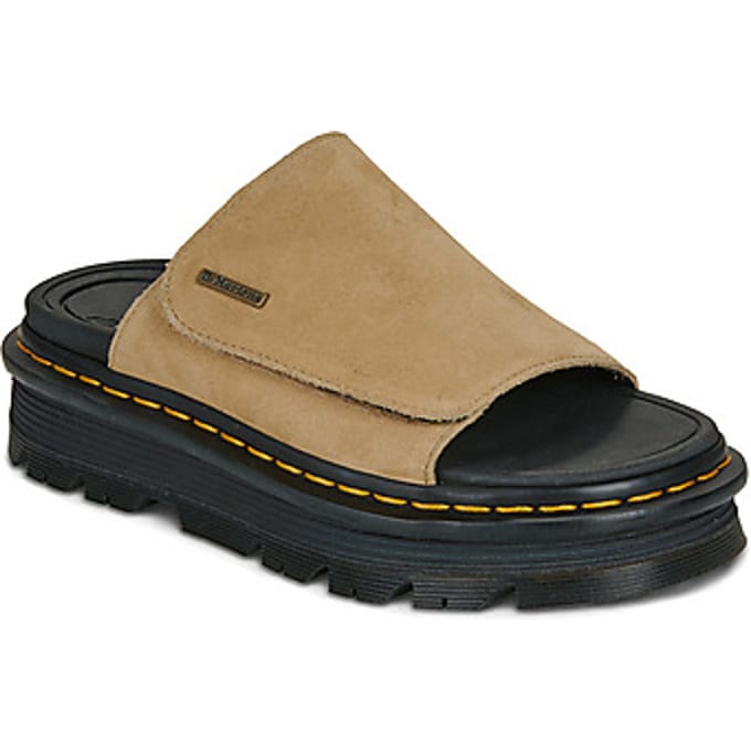 Slippers Dr. Martens ZebZag Slide Savannah Tan EH Suede
