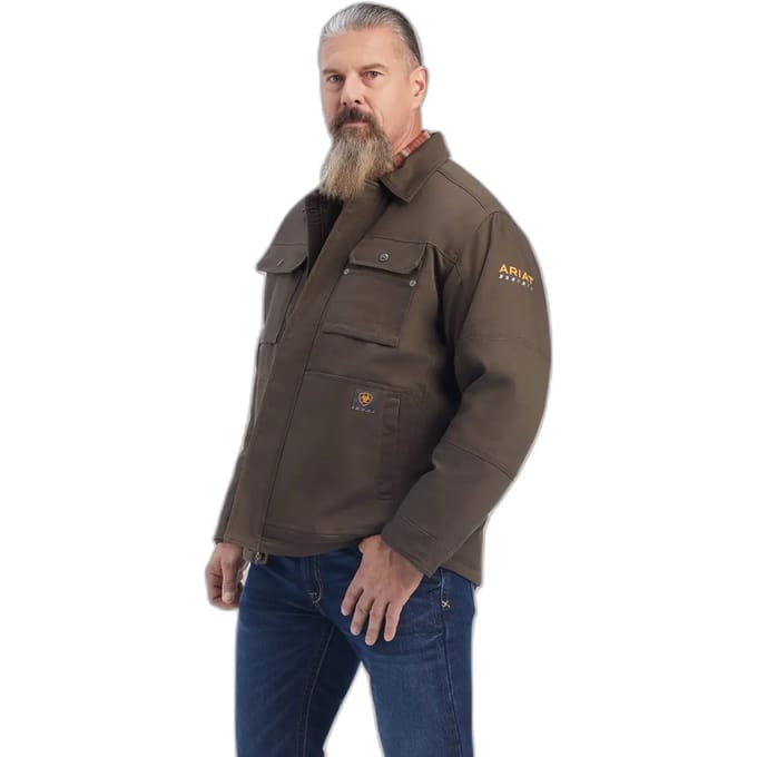 Waterdicht jack met sherpa voering van Duracanvas Ariat Rebar