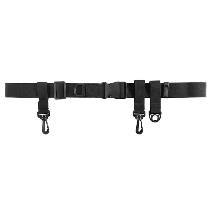 Ceinture de taille multifonctionnelle 31    58 avec crochets de suspension Accessoire pour matériel de pêche black