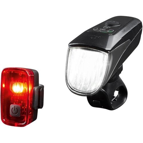 CRIVIT LED fietsverlichtingsset 70/30/15 lux