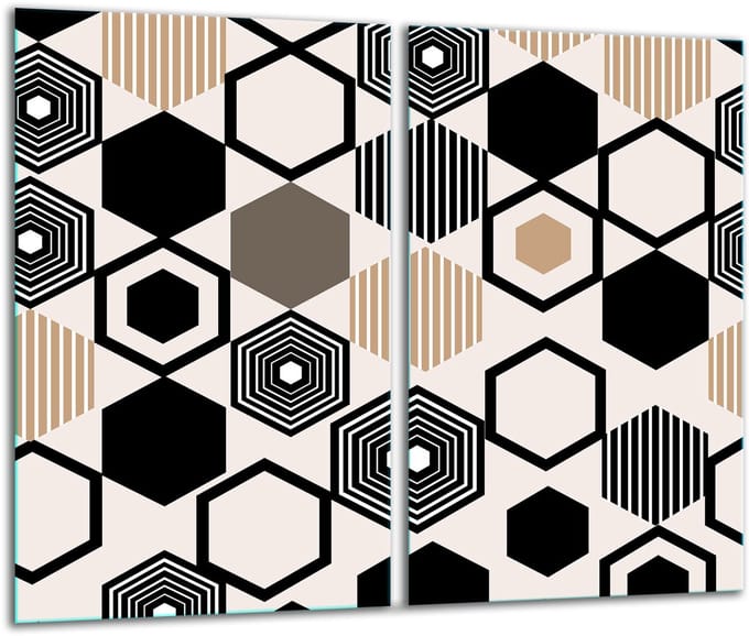 TMK ArtDeko Serie - Snijplank - 2x 30x52 cm - Mozaïek - Veilig