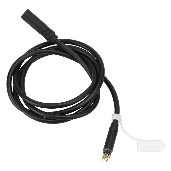 Elektrische Fiets Ombouw Motor Waterdichte Stekker Snelkoppeling 9-aderige Kabel Verlengsnoer black