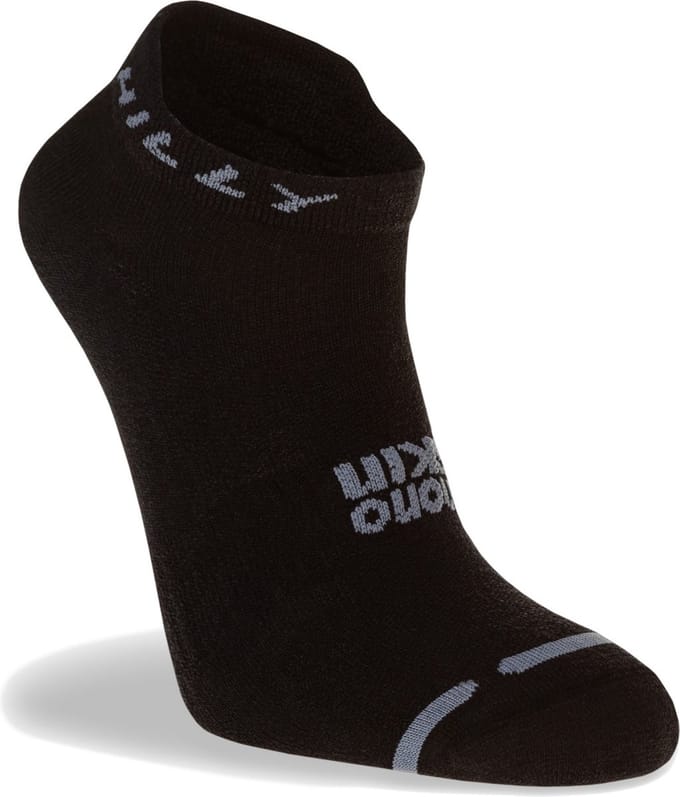 Hilly Active Socklet Zero Cushioning - Zwart/Grijs - 43-46