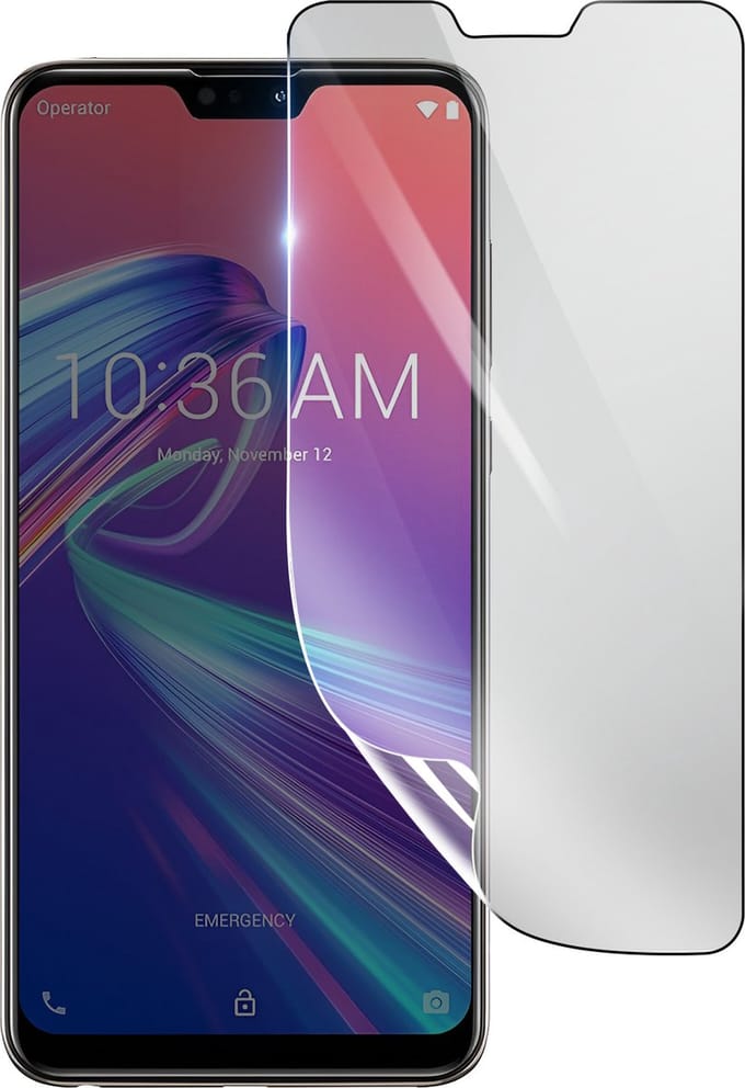 3mk, Geschikt voor Asus ZenFone Max Pro M2 ZB631KL, Schokbestendige Hydrogel Screenprotector, Transparant