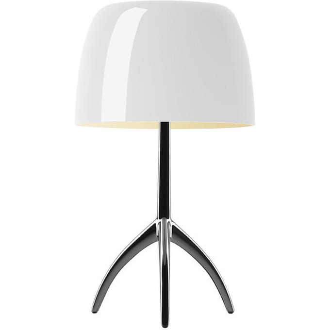 Foscarini - Lumiere piccola tafellamp - bianco caldo - dimbaar - Alluminio - beige