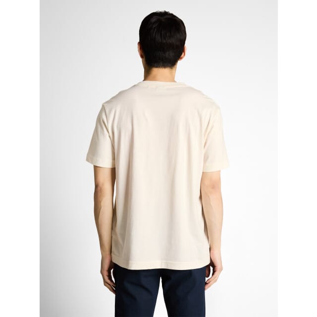 Tom Tailor - T-shirt - Heren - M - Gebroken wit - Katoen - 1050582
