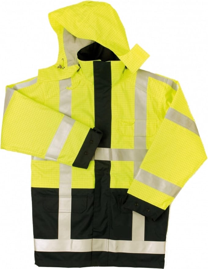 SafeWorker HUMBER high-vis multinorm parka 03310023 - Geel/Marine - S
