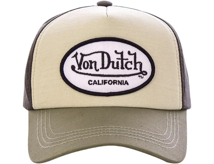 Von Dutch - Snapback Baseball Cap TOI1 | One Size | Verstelbaar | Druksluiting - Beige