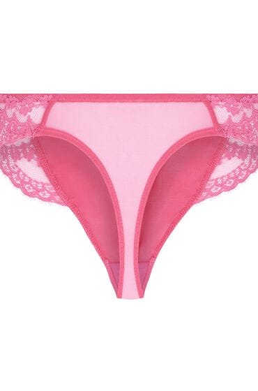 Hunkemöller Dames Lingerie String Daisy - Roze - maat M