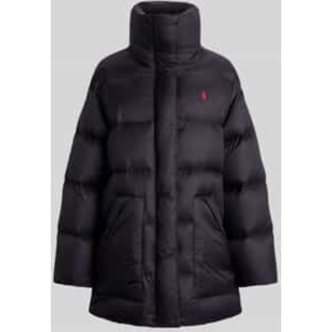 Regular fit donsjack met logo-stitching