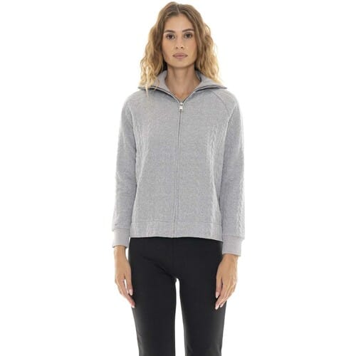 Sweaters Leone 1947 Woman Bonded High Collar Relaxed