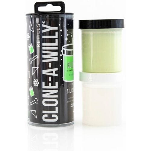 Empire Labs Clone-A-Willy - Navulling Siliconenrubber - Glow in the Dark Groen