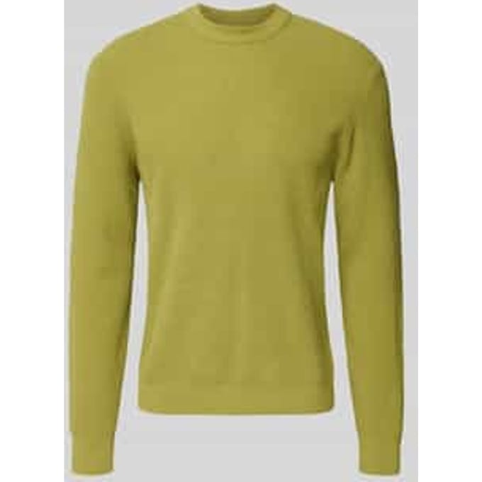 Gebreide pullover met ribboorden