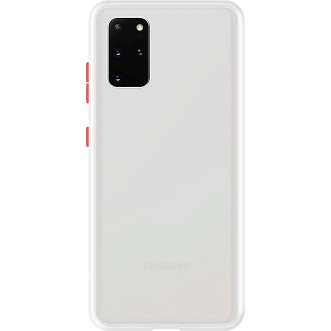 Samsung Galaxy S20 Plus Back Cover - Wit/Transparant