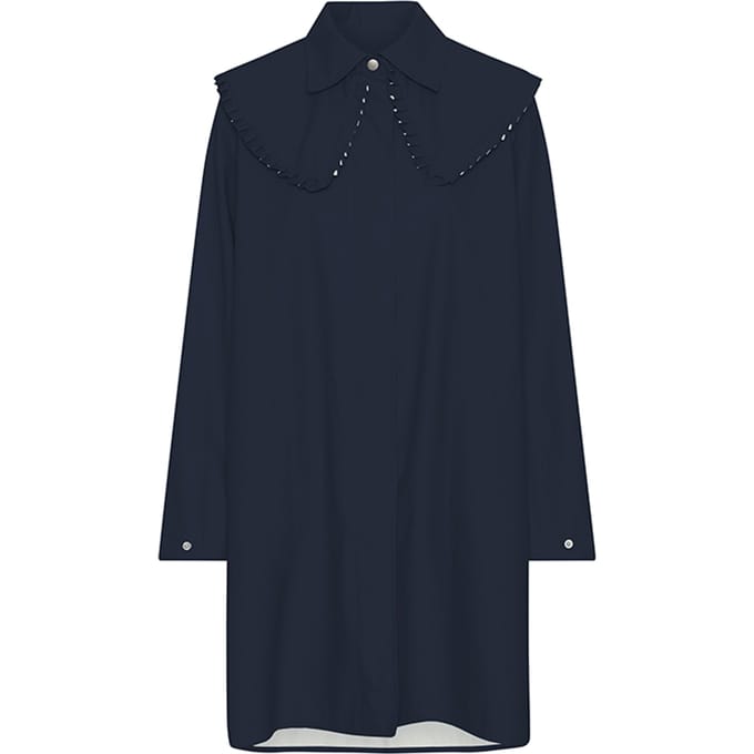 ILSE JACOBSEN HORNBÆK 10 Rain189 Raincoat Dark Indigo Taglia: 36 | Trench Outlet | Donna | Blu