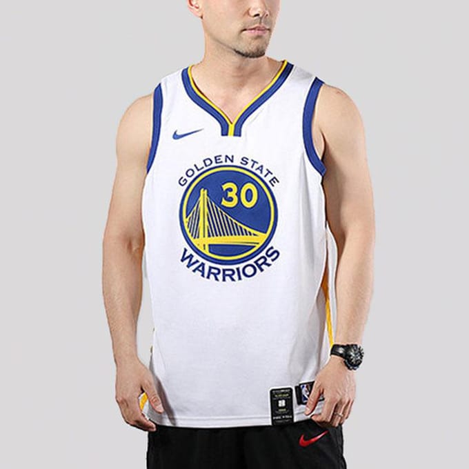 Nike x Nba Golden State Warriors Stephen Curry shirt 864417-100 M