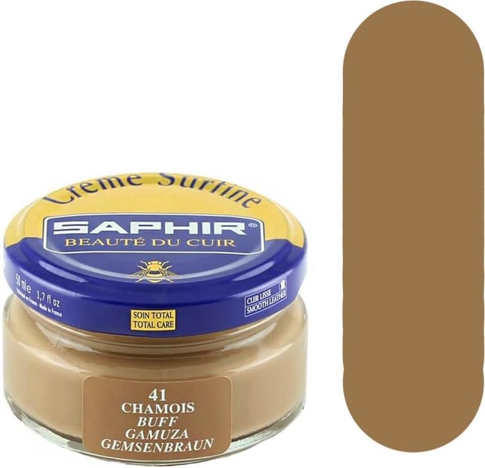 Saphir Creme Surfine (schoenpoets) Champagne