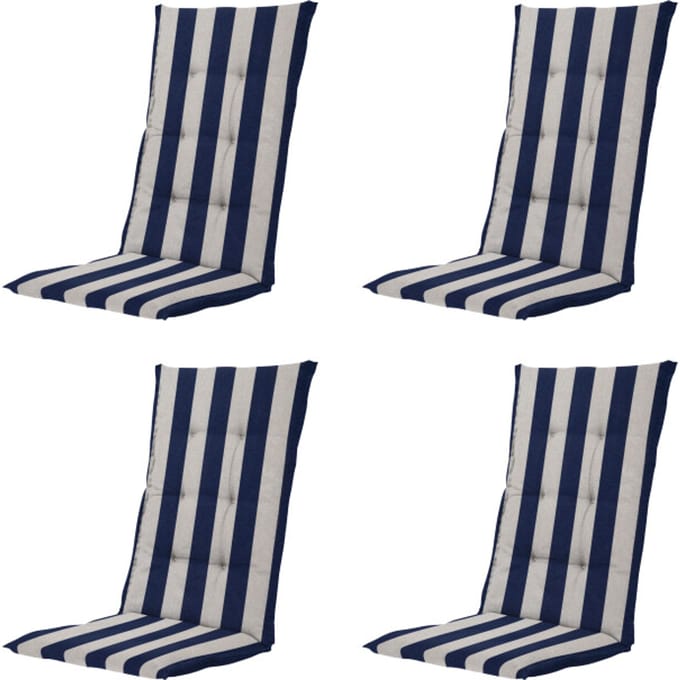 Madison kussen hoge rug amora - 123x50x5cm set van 4