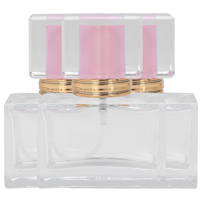3 stuks Glazen Lege Parfumfles Make-up Navulbare Parfum Sprayfles DispenserRoze roze