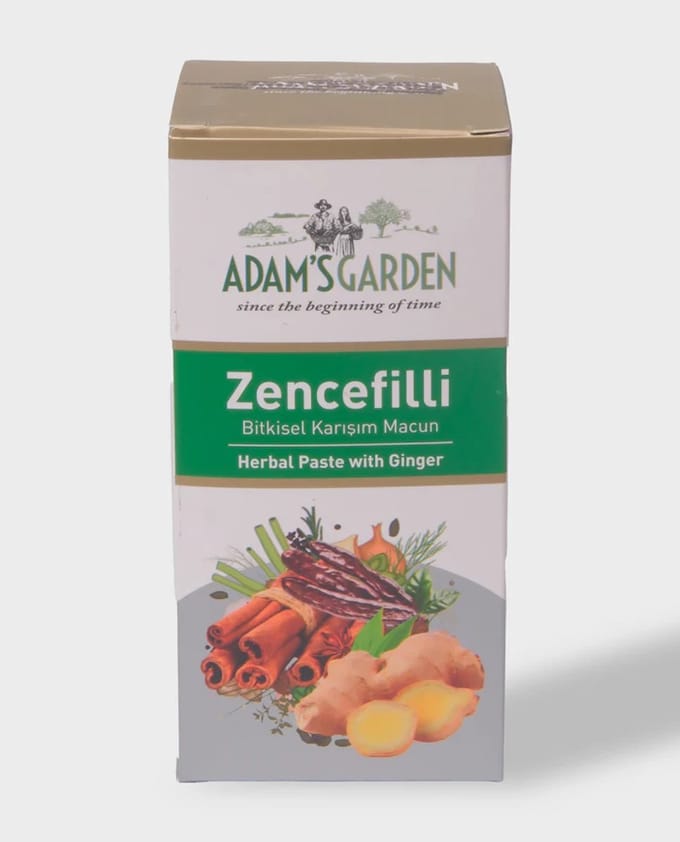 Gemberpasta kruidenpasta met gember Wonder voor de gezondheid! ( 100% natuurlijk ) 380 g - Zencefilli Bitkisel karisim Macun - Herbal paste spice paste with ginder Miracle for health! (100% natural) 380 g