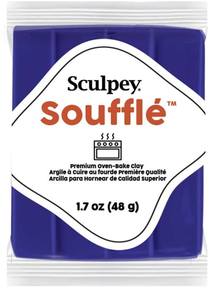 Klei Souffle midnight mulberry 48 gr - Sculpey