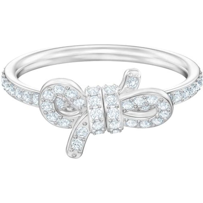 Swarovski Strik Ring Damesringen Zilver 5474934+5474933+5457269 Box (Random Color),60 white