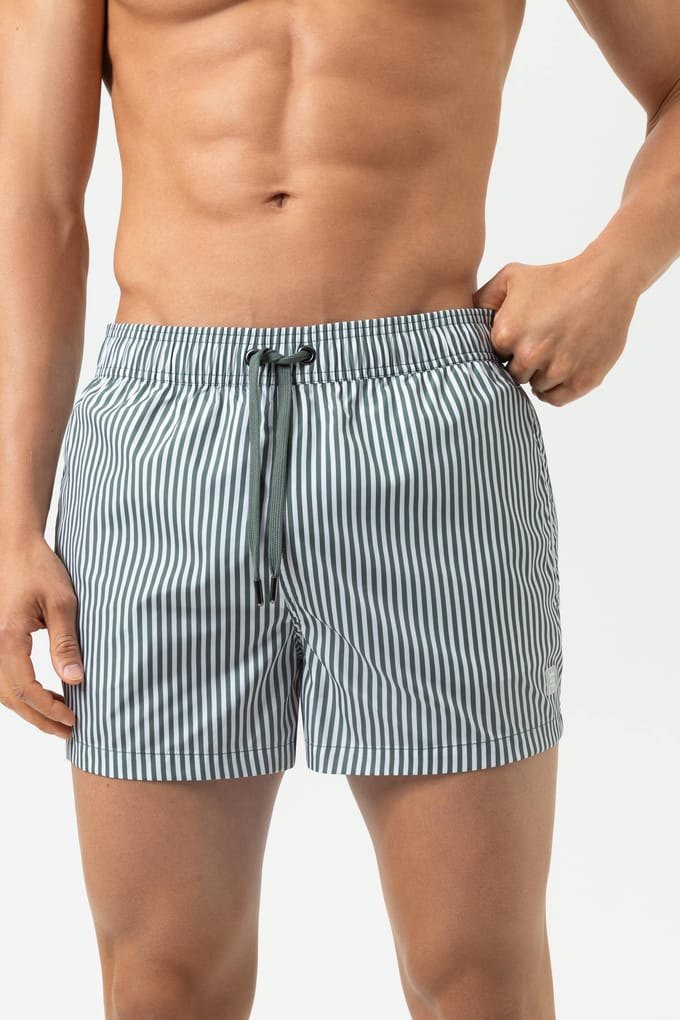 mey Herren Zwembroek Serie Seaside Stripe Gestreift