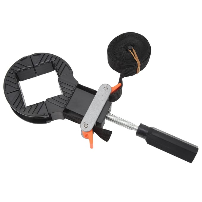 Snelspanner Bandklem Houtbewerking Frame Klembandhouder Verstelbare Bandklem 4m Lange Band black