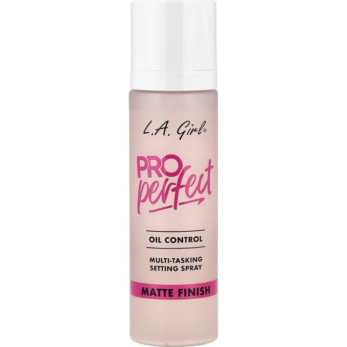 LA. Meisje, Pro Perfect, Multi-Tasking Setting Spray, GFS200 Vervaagend Mat, 105 ml (3.55 fl oz) white