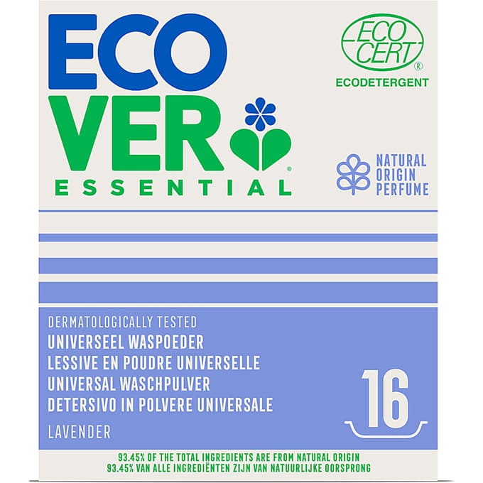 Ecover Essential Universal Waspoeder Lavendel - 1200 g