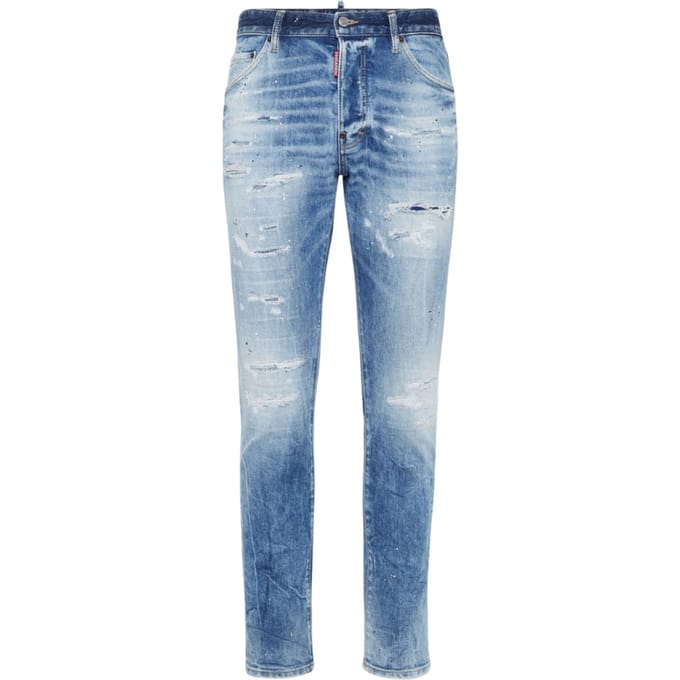 Dsquared2 Light Scarface Wash Cool Guy Jeans Marineblauw