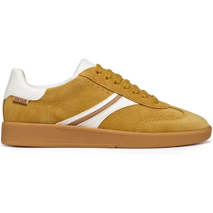 GEOX MELEDA DAMES Sneakers - GEEL/WIT - Maat 36