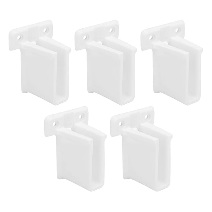10 Set Draadplank Eindbeugel ABS Zware Uitvoering Draadplank Ondersteuningsbeugel voor Kasten Kledingkasten