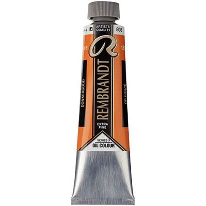 Rembrandt Olieverf Tube 40 ml Donkergoud 803