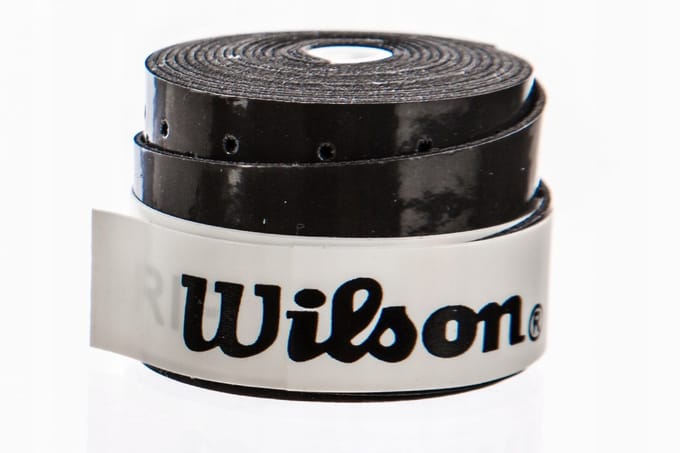 Wilson Overgrip - Zwarte, Kleverige Tennishandgreep voor Optimale Grip