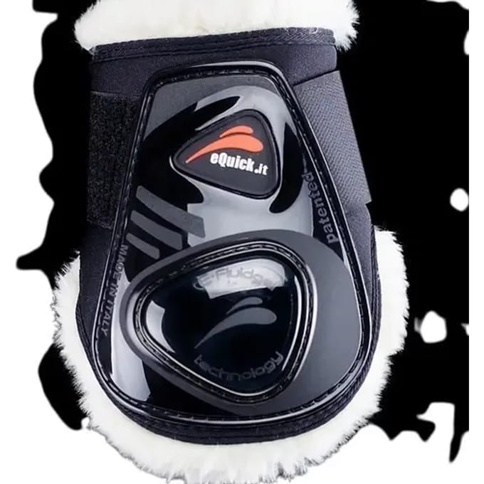 Vetsluiting voor paard eQuick eShock legend velcro fluffy