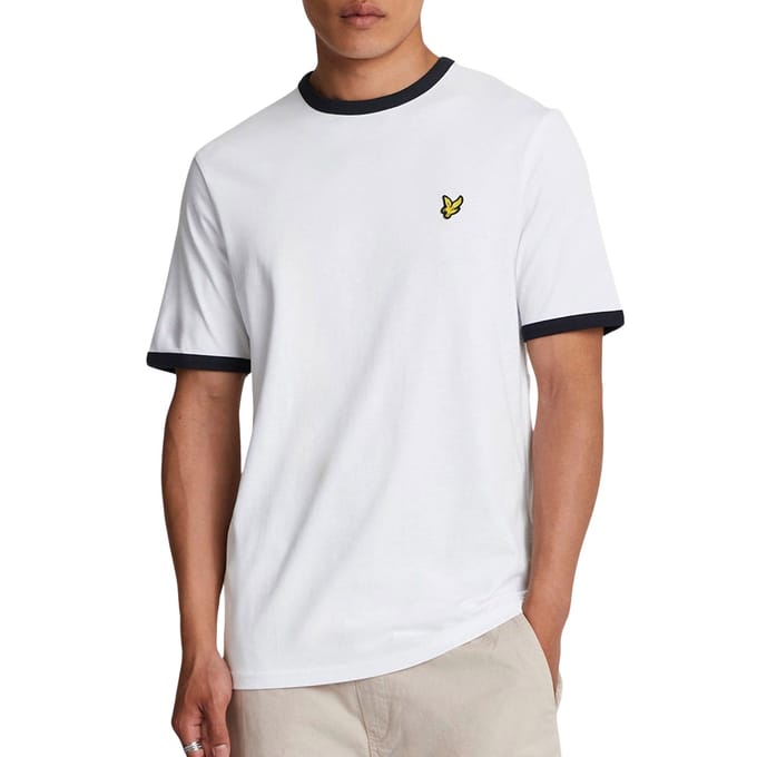Lyle & Scott Ringer Shirt Heren - Maat L