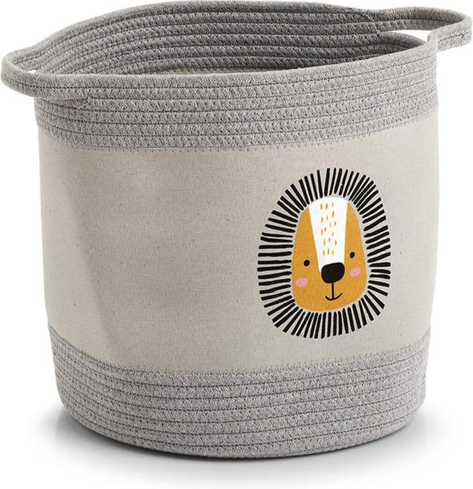 Zeller Opbergmand kinderkamer leeuw Ø 30 cm