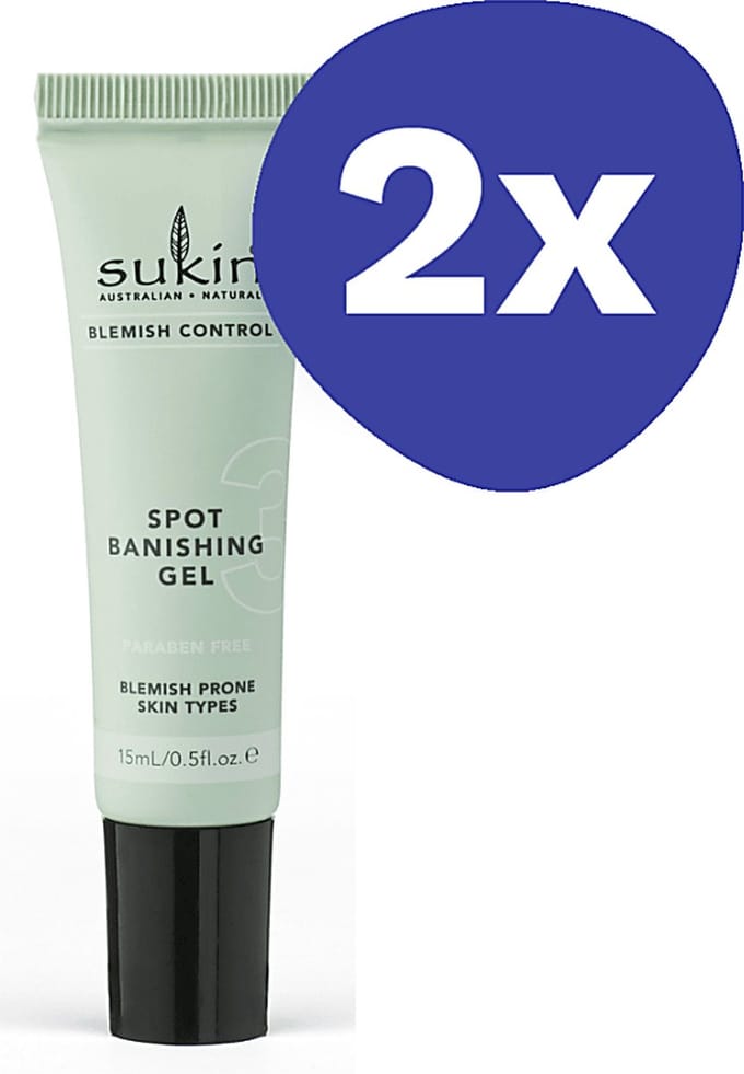 Sukin Blemish Control Spot Banishing Gel (2x 15ml)