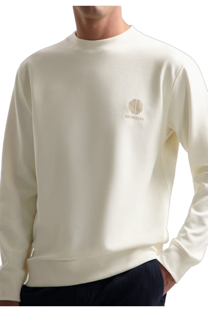 Dstrezzed Karas Crewneck Offwhite Taglia: XL | Maglioni a maglia Outlet | Uomo | Bianco