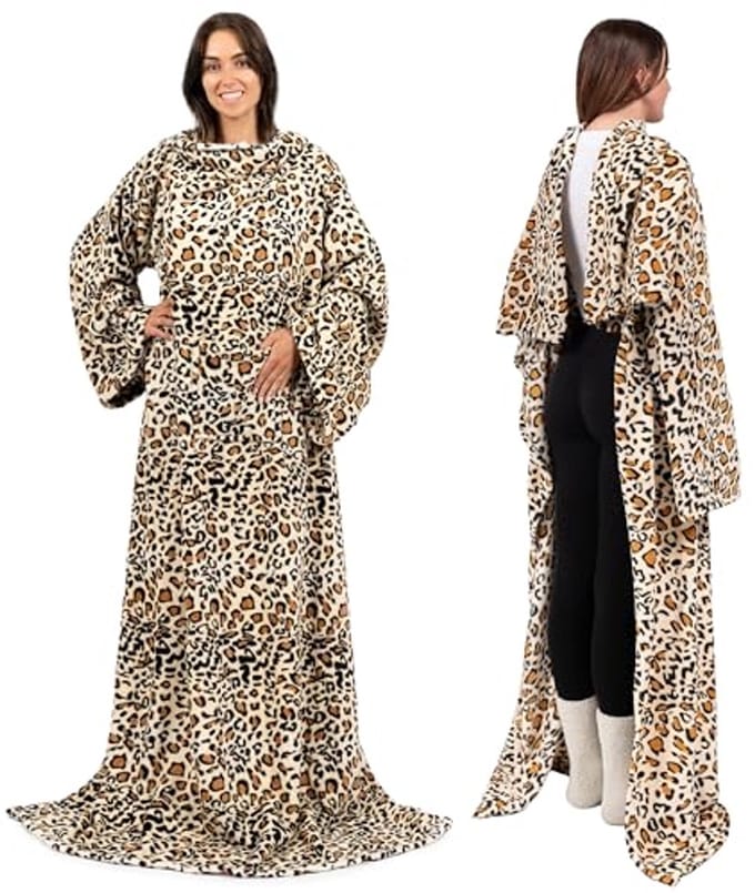 Draagbare fleece deken met mouwen - Super zacht en warm